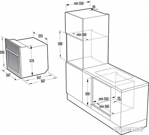 Духовой шкаф Gorenje BO658A34BG