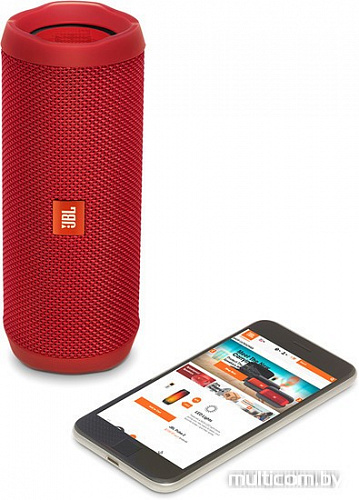Беспроводная колонка JBL Flip 4 (красный)