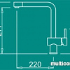 Смеситель Elleci Stream Titanium M73