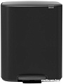 Brabantia Bo Pedal Bin 60 л (черный матовый)