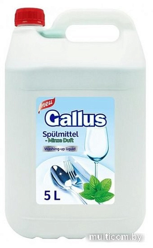 Средство для мытья посуды Gallus Мята (5 л)
