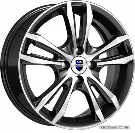 Литые диски K&K Samara 16x6" 4x100мм DIA 60.1мм ET 50мм Алмаз черный