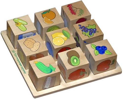 Кубики Краснокамская игрушка Съедобное-несъедобное Н-15к