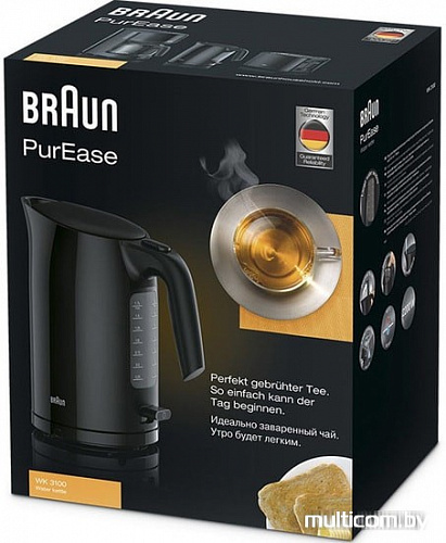 Электрочайник Braun PurEase WK 3100 BK