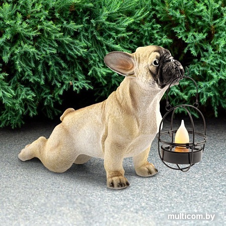 Садовый светильник-фигура ЭРА Французский бульдог ERASF22-04 Б0053353