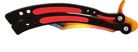 Модель ножа VozWooden Бабочка Мраморный Градиент 1001-0107