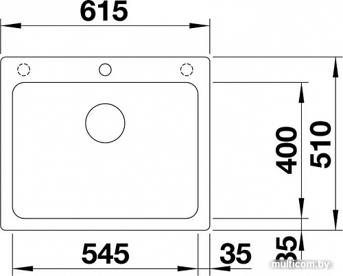 Кухонная мойка Blanco Naya 6 525941 (черный)