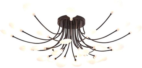 Люстра средней высоты Arte Lamp Guimet A7423PL-28BK