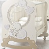 Классическая детская кроватка Italbaby Jolie Oblo 070.0850-6 (кремовый)