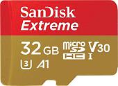 Карта памяти SanDisk Extreme microSDHC SDSQXAF-032G-GN6MN 32GB