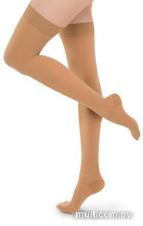 Чулки компрессионные Польза 4002 выше колена 1 кл.к. (р.5 (XL), рост1, бежевый)