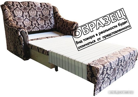 Диван Асмана Виктория чебурашка 100 (рогожка вензель коричневый)