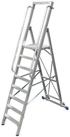 Лестница-стремянка Krause Stabilo с поручнем 8 ступеней