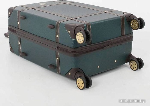 Чемодан-спиннер Francesco Molinary 336-0193/3-24 (зеленый)