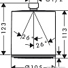 Верхний душ Hansgrohe Pulsify 24130700
