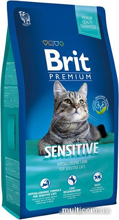 Корм для кошек Brit Premium Cat Sensitive 8 кг