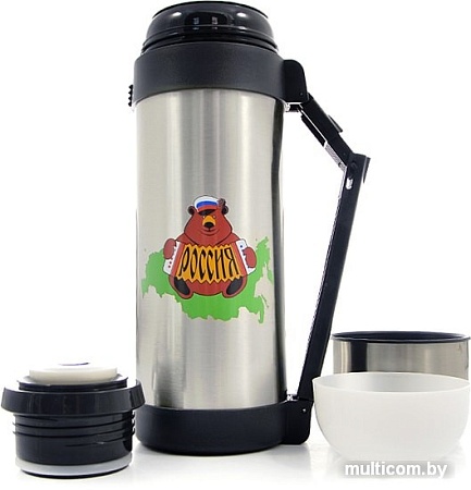 Термос BEKKER BK-4127 1.5л (серебристый)