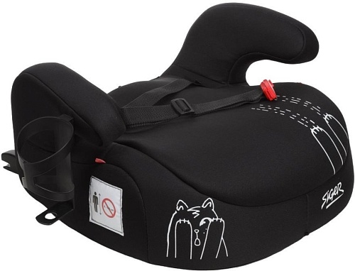 Детское сиденье Siger Fix Lux KRES4002 (черный шкода)