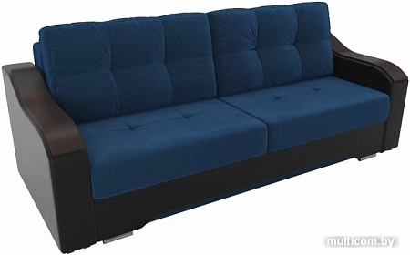 Диван Лига диванов Браун 102165 (синий/черный)