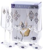 Набор бокалов для шампанского Bohemia Crystal Sandra 40728/S1387/200