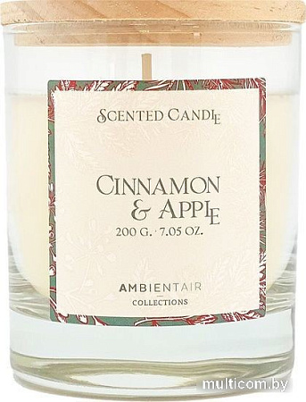 Ароматизированая свеча Ambientair Gifting. Корица и яблоко VV401MCTO