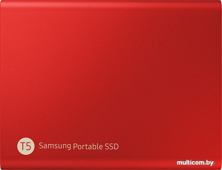 Внешний накопитель Samsung T5 500GB (красный)
