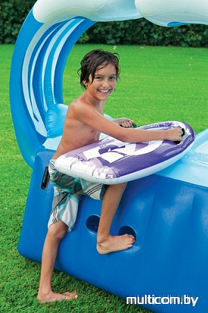 Надувной бассейн Intex Surf 'N Slide 406x167x163 (57469)
