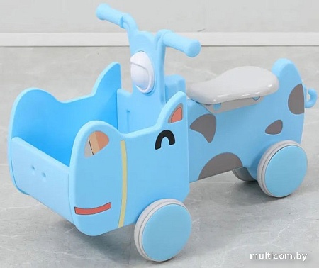 Каталка UNIX kids Hippo Blue