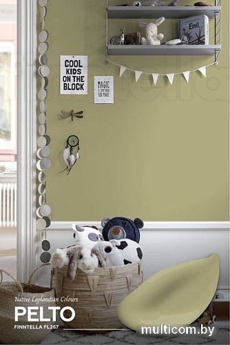 Краска Finntella Foxy Lapselli Matte Pelto F-50-1-3-FL267 2.7 л (зеленый)