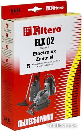 Комплект одноразовых мешков Filtero ELX 02 Standard (5 шт)