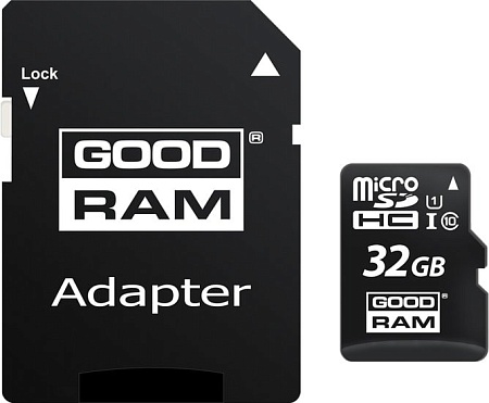 Карта памяти GOODRAM M1AA microSDHC M1AA-0320R12 32GB (с адаптером)