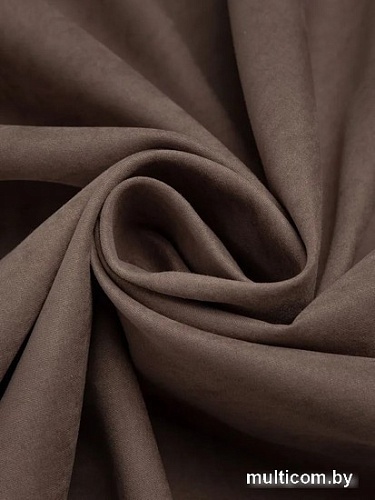 Комплект штор Amore Mio Однотонная замша 6ML 3872-009 1.5x2.7 92027 (коричневый)