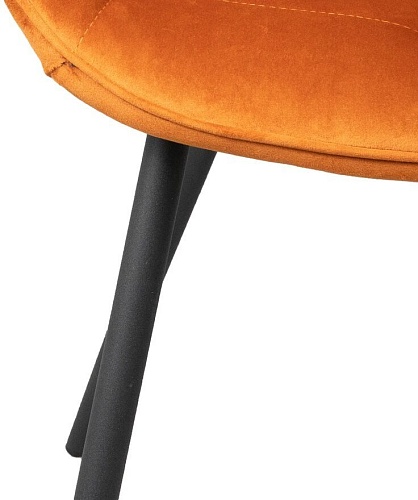 Стул AksHome Darren (кирпичный/черный)