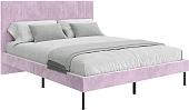 Кровать НК-Мебель Novel 160x200 26011194 (велюр пыльно-розовый)