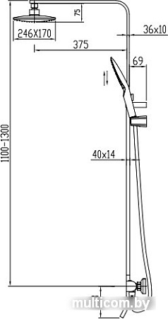 Душевая система Kaiser 35282