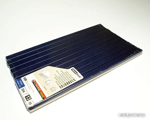 Металлический канал для переплета OPUS Classic 304x13 мм OCH1330410NIE (10 шт, синий)