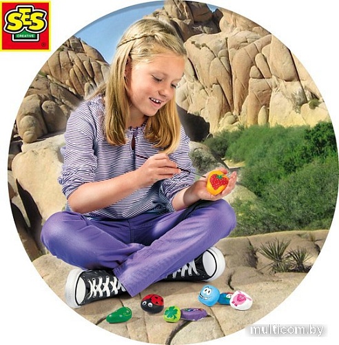 Набор для рисования SES Creative Раскрашивание камней 14818