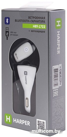 Bluetooth гарнитура Harper HBT-1723 (белый)