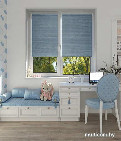 Рулонные шторы Legrand Гелакси 57x175 (голубой)
