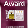 Сухой корм для кошек Award Adult Hairball &amp; Indoor (для выведения шерсти с уткой и индейкой с добавлением зеленой чечевицы и Юкки Шидигера) 10 кг