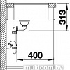 Кухонная мойка Blanco Subline 320-F (антрацит)