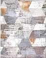 Ковер для жилой комнаты Linea Hali Elegant P1044-MULTI (1x2)