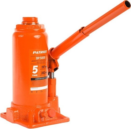 Бутылочный домкрат Patriot DB 5000 5т