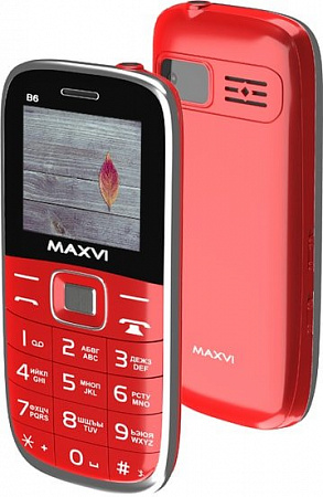 Мобильный телефон Maxvi B6 (красный)