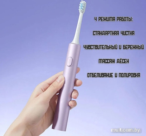 Электрическая зубная щетка Xiaomi Electric Toothbrush T302 MES608 (международная версия, серебристый)