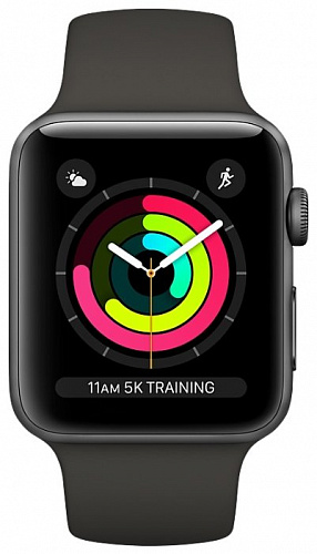 Часы Apple Watch Series 3 38mm Aluminum Case with Sport Band