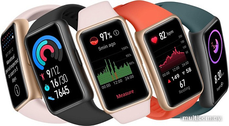 Фитнес-браслет Huawei Band 6 китайская версия (насыщенный зеленый)