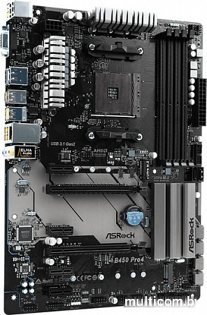 Материнская плата ASRock B450 Pro4