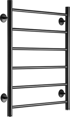 Полотенцесушитель Ростела Виктория 500x700/6 1" (Ral 9005, нижнее подключение)