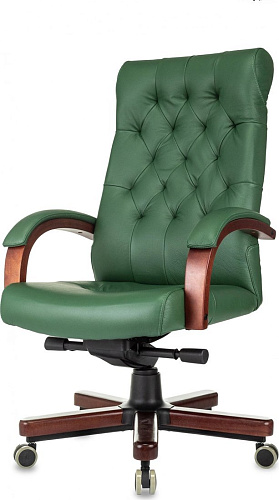 Офисное кресло Бюрократ T-9928WALNUT (зеленый)